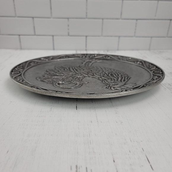 Carson Statesmetal Rooster Oval Platter Plate - Picture 11 of 16